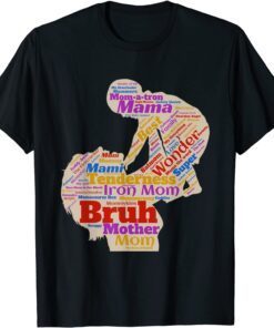 Mama Mommy Mom Bruh & Me Funny Boy Mom Life Mothers Day 2022 Tee Shirt