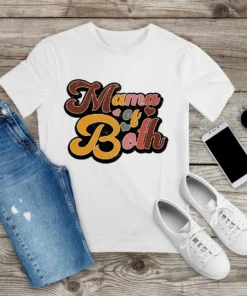 Mama Of Both Mother’s Day Tee Shirt