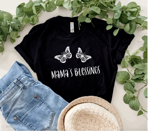 Mama's Blessings Mother's Day Tee Shirt