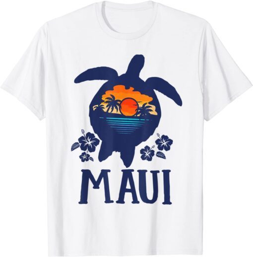 Maui - Hawaii Sea Turtles Hawaiian Family Vacation 2022 T-Shirt