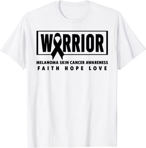 Melanoma Awareness - Skin Cancer Warrior Tee Shirt