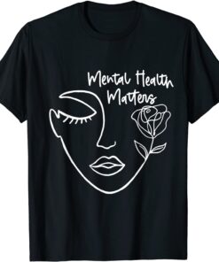 Mental Health Matters Human Brain Illness Awareness Women Tee Shirt