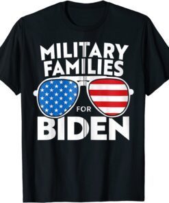 Military Families for Biden Uncle Joe Aviator Vote Tee Shirt