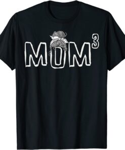 Mom Cubed Mom Of Three Mother’s Day T-Shirt