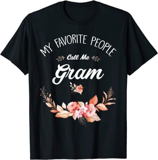 My Favorite People Call Me Gram Vintage T-Shirt