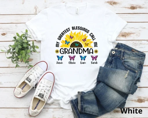 My Greatest Blessing Call Me Grandma Tee Shirt