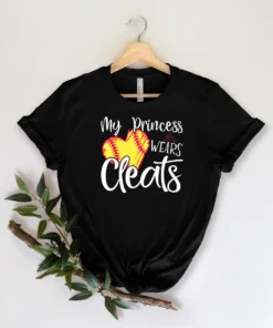 My Princess Wears Cleats Mother's Day Tee Shirt