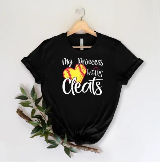 My Princess Wears Cleats Mother's Day Tee Shirt