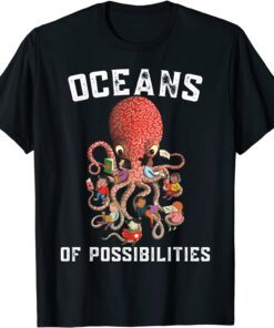 Oceans of Possibilities Summer Reading 2022 Librarian Tee Shirt
