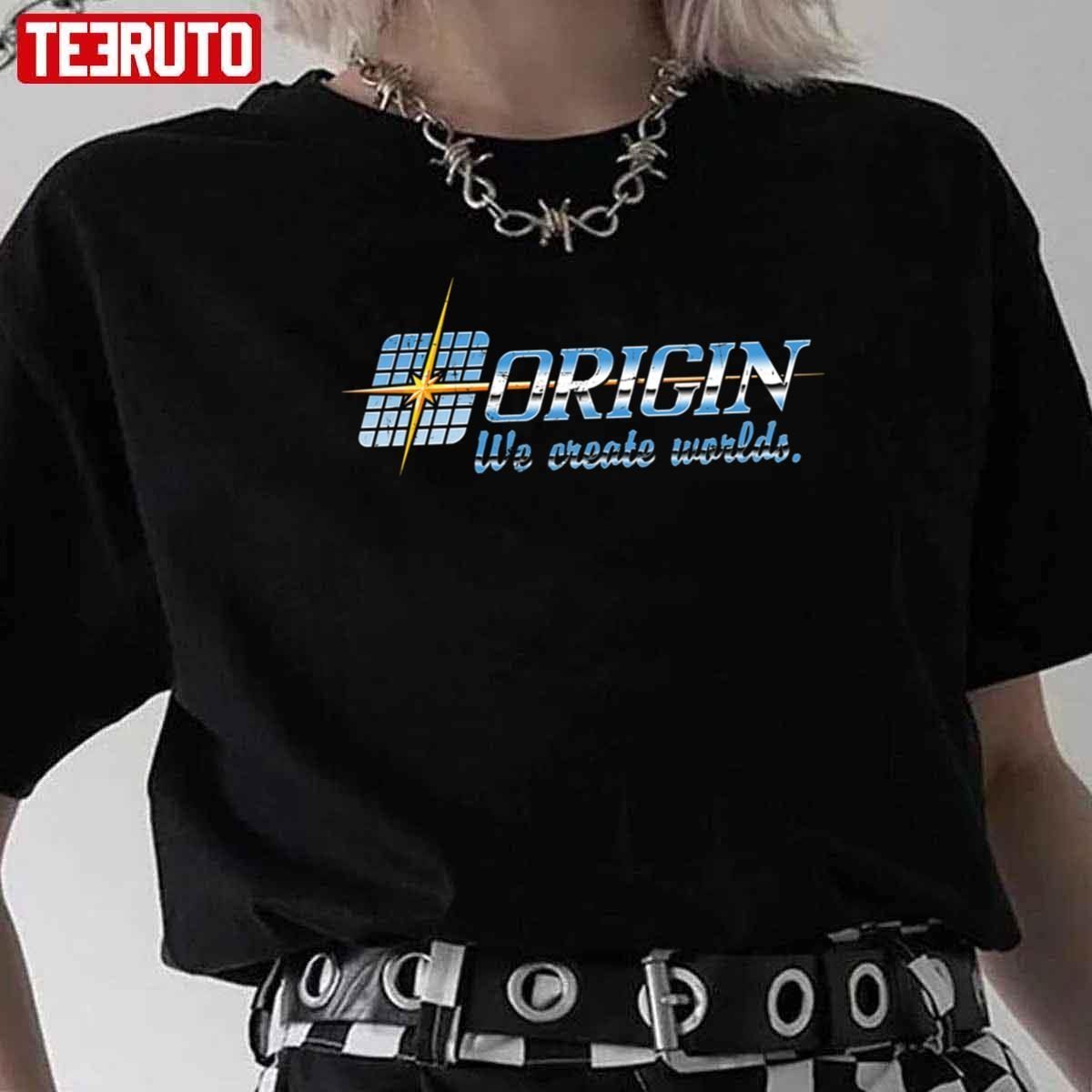 Origin Systems Logo Tee Shirt Origin Systems Logo Classic Shirt