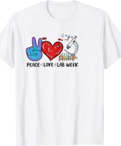 Peach Love Lab Week Technologist Tee Shirt