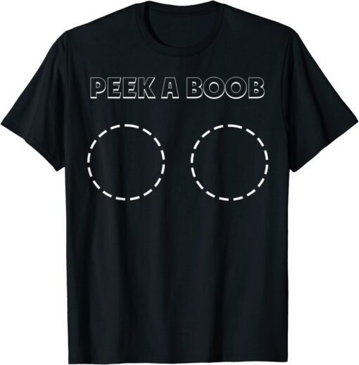 Peek A Boob Halloween Sexy Costume Tee Shirt