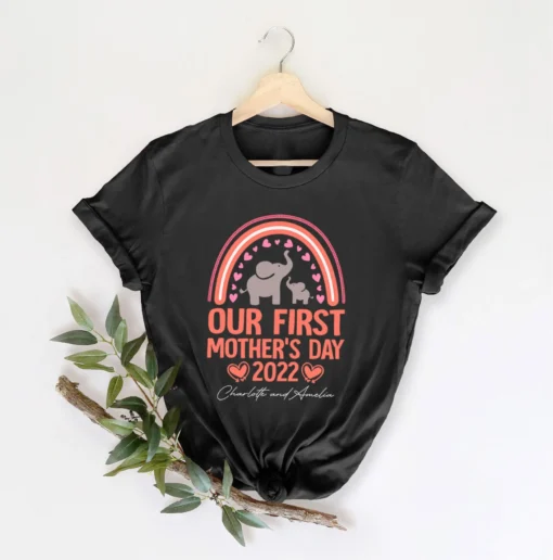 Personalized Our First Mothers Day 2022 Tee Shirt