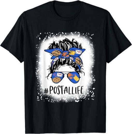 Postallife Mail Carrier Postal Worker Mailwoman Mother's Day Tee Shirt