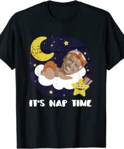 President Joe Biden Taking A Nap On The Moon Cute Tee Shirt