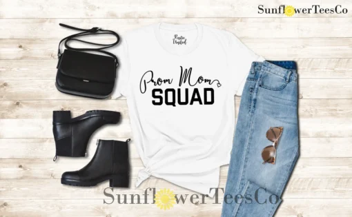 Prom Mom Squad Mother's Day Tee Shirt