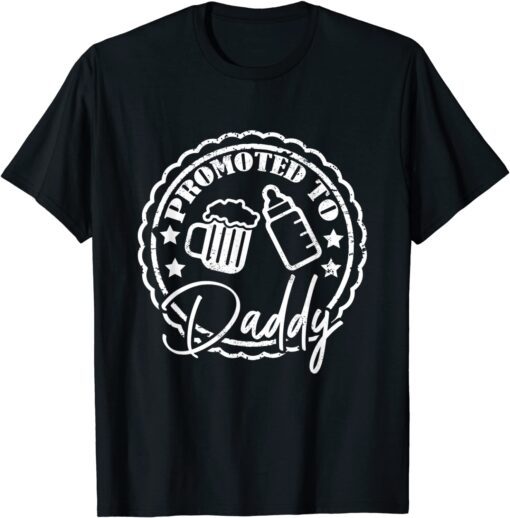 Promoted To Daddy 2022 New Gamer Father Est Tee Shirt