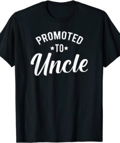 Promoted to Uncle Pregnancy Announcement T-Shirt