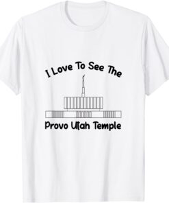 Provo Utah Temple, I love to see my temple, primary Tee Shirt