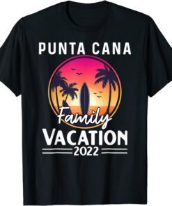 Punta Cana Family Vacation 2022 Matching Dominican Republic Tee Shirt