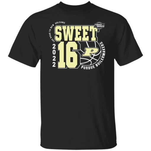 Purdue Boilermakers Sweet 16 Ncaa Men’s Basketball 2022 Tee Shirt