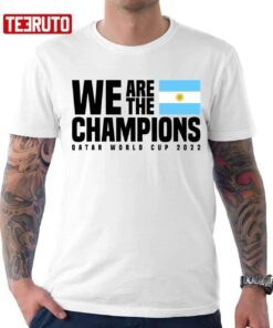 Qatar World Cup Champions 2022 Argentina T-shirt