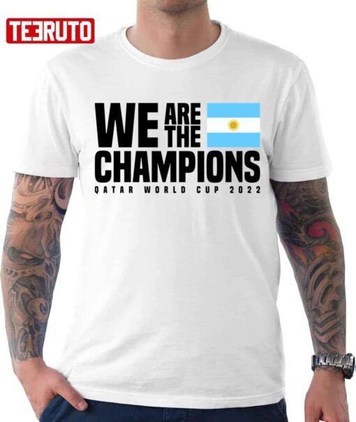 Qatar World Cup Champions 2022 Argentina T-shirt