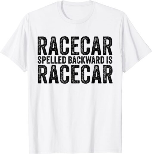 Racecar Mechanic Fast Race Car Racing Vintage Tee Shirt