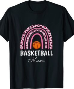 Rainbow Pink Basketball Mom Ball Mama Mother's Day 2022 Tee Shirt