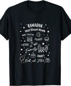 Ramadan Blessed Month Muslim Islamic Ramadhan Eid al Fitr Tee Shirt