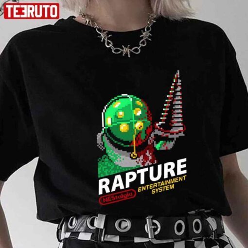 Rapture Entertainment System Bioshock Video Game Art Tee shirt