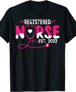 Registered Nurse Est 2022 Graduation Nursing Grad Student T-Shirt