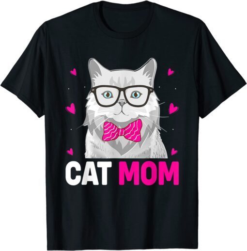 Retro Vintage Best Cat Mom Ever Cat Mommy T-Shirt