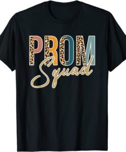 Senior 2022 Prom Squad Leopard Graduation Class Of 2022 Shirt