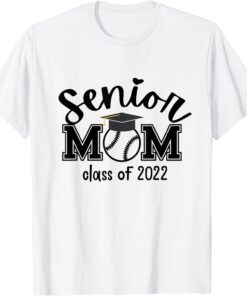 Senior Mom Class Of 2022 Baseball, Graduation Mama 2022 Grad Tee Shirt