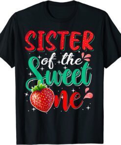 Sister Of The Sweet One Birthday Party theme Matching Family Tee Shirt