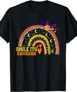 Smile Ramadan Rainbow, Muslim Eid Mubarak Islamic Ramadan Tee Shirt