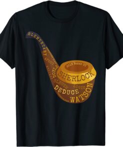 Smoking Pipe - Novelty Sherlock Holmes Tee Shirt