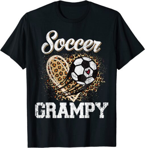 Soccer Grampy Leopard Tee Ball Mother's Day Tee Shirt