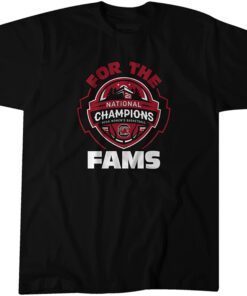 South Carolina For the Fams Champions Tee Shirt