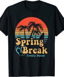 Spring Break 2022 family squad summer vacation in sandal Tee Shirt