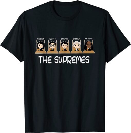 THE SUPREMES Court Justices Ketanji Brown Jackson RBG KBJ Tee Shirt