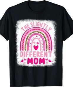 The Slightly Different Mom Leopard Rainbow Mother’s Day 2022 Tee Shirt