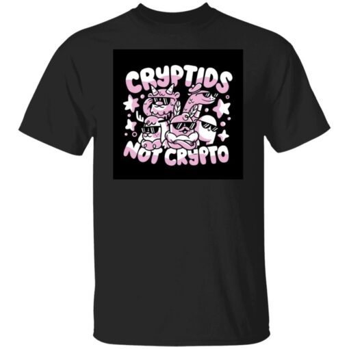 The Yetee Jushmu Cryptids Not Crypto Tee Shirt