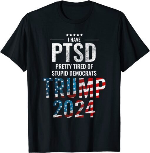 Trump 2024 flag take America back - Trump 2024 Tee Shirt