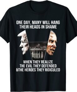 Trump Biden One Day Many Hang Their Head In Shame US Politic Tee Shirt