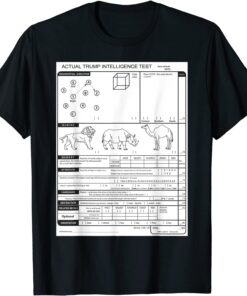 Trump Intelligence Test Tee Shirt