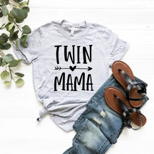 Twin Mama Mother's Day Tee Shirt