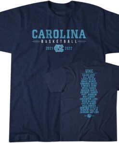 UNC Basketball 2021-22 Shirt