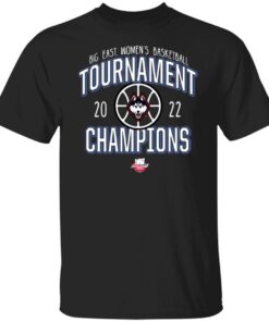 Uconn Huskies 2022 Big East Basketball Conference Tournament Champions Tee Shirt